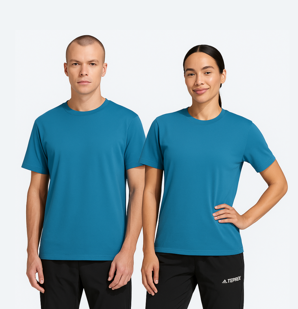 T-Shirt All Day Hybrid - Navi- Mujer