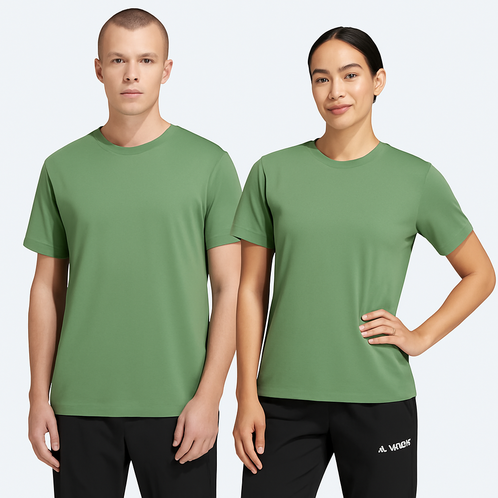 T-Shirt All Day Hybrid - Oliva- Mujer