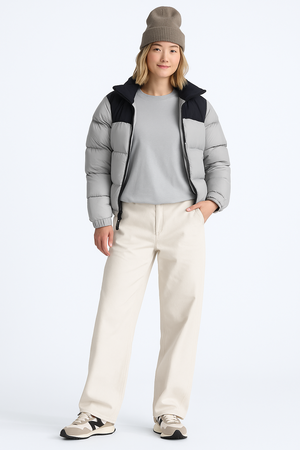 T-Shirt All Day Hybrid - Platinum Gray - Mujer