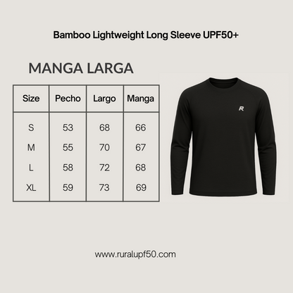 Bamboo Lightweight Long Sleeve UPF50+ Navi