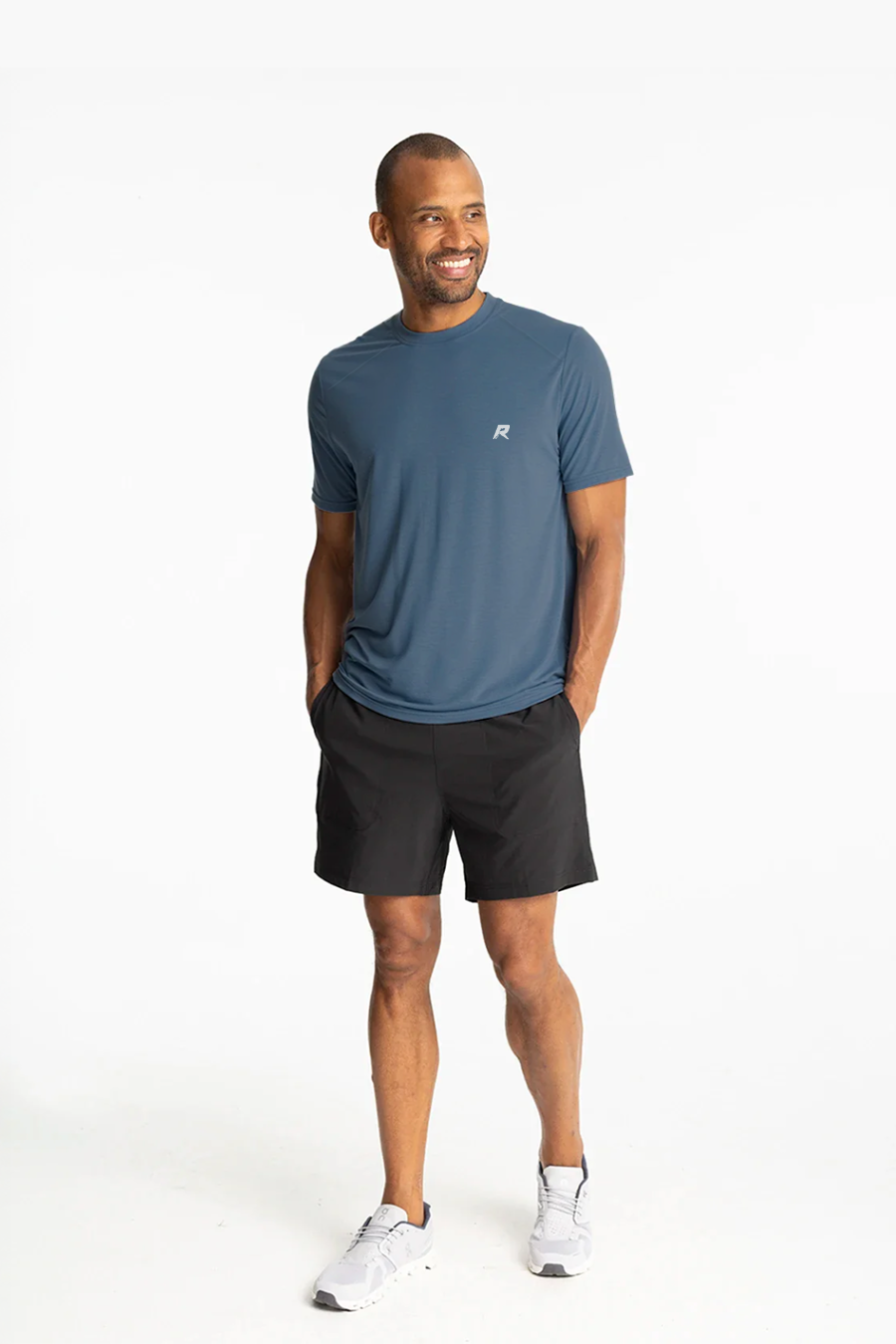 Bamboo Lightweight Short Sleeve UPF50+ Navi