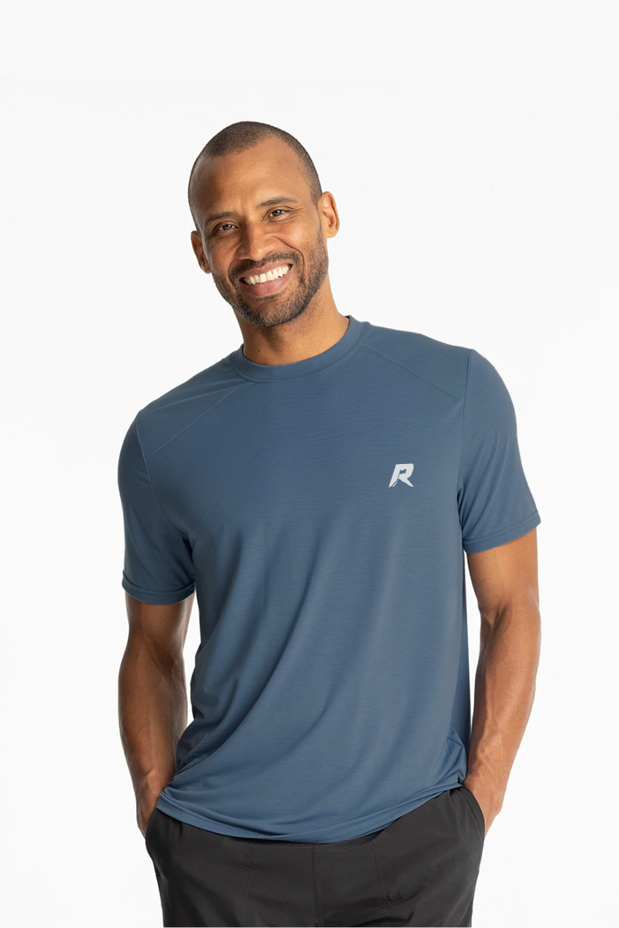 Bamboo Lightweight Short Sleeve UPF50+ Navi