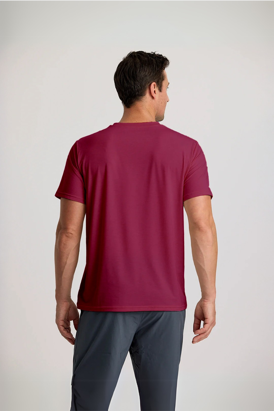 Bamboo Lightweight Short Sleeve UPF50+ Vino
