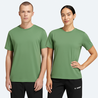 T-Shirt All Day Hybrid - Oliva- Mujer