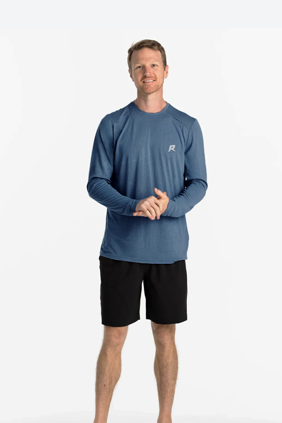 Bamboo Lightweight Long Sleeve UPF50+ Navi