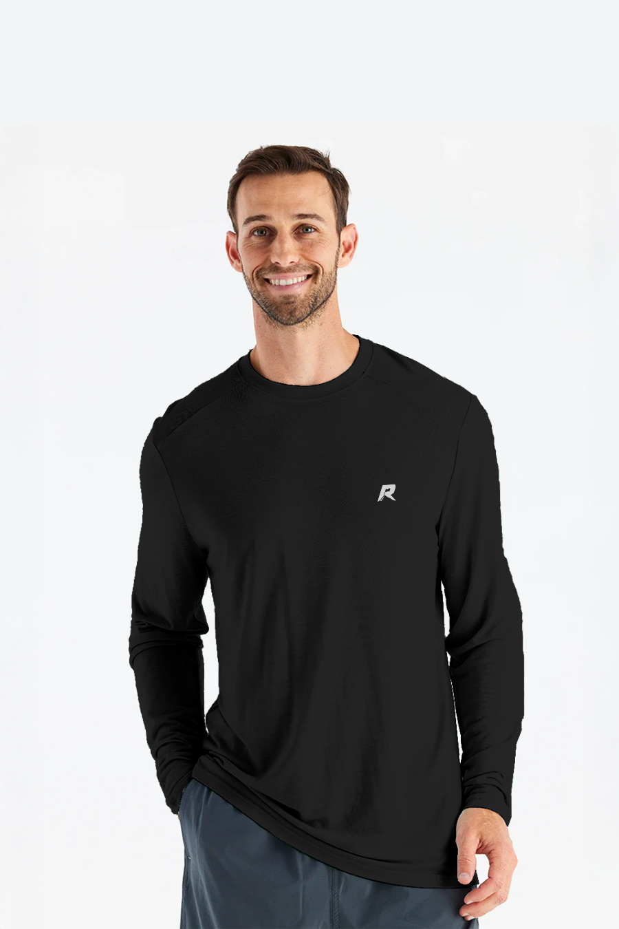 Bamboo Lightweight Long Sleeve UPF50+ Negro