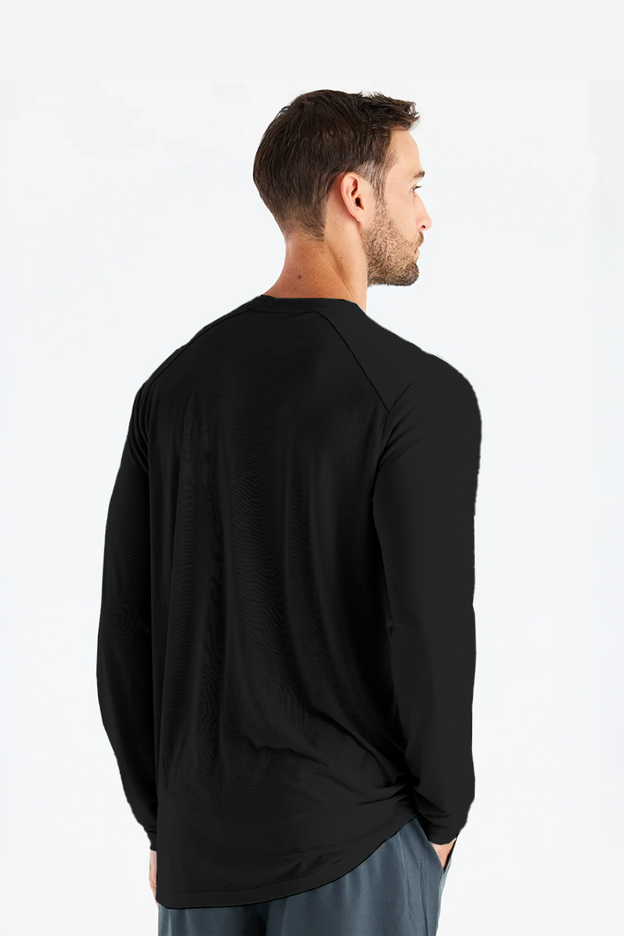 Bamboo Lightweight Long Sleeve UPF50+ Negro