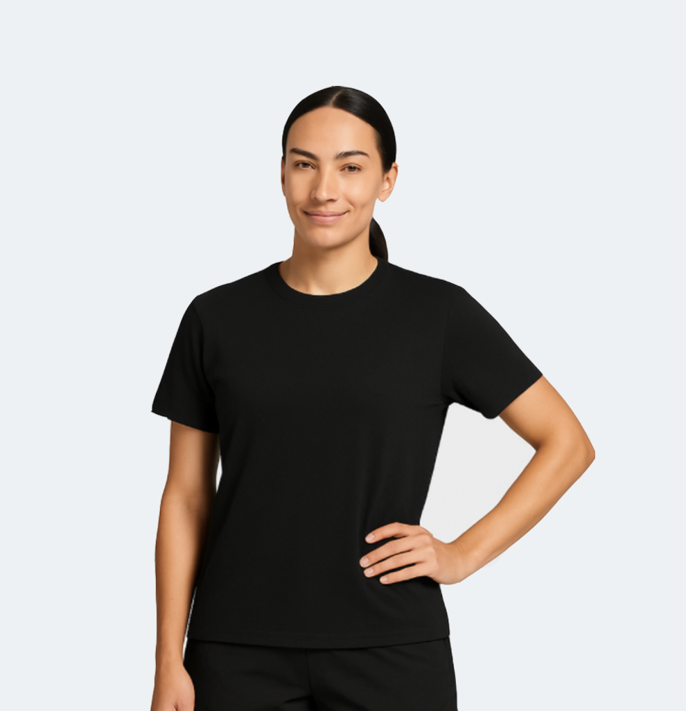 T-Shirt All Day Hybrid -Black - Mujer