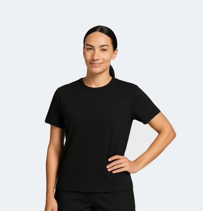T-Shirt All Day Hybrid -Black - Mujer