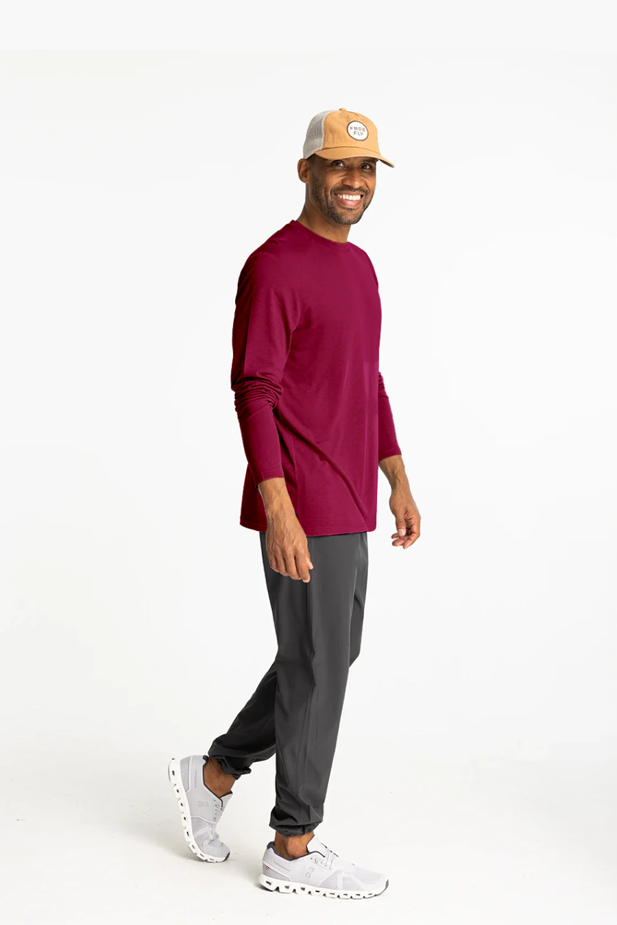 Bamboo Lightweight Long Sleeve UPF50+ Vino