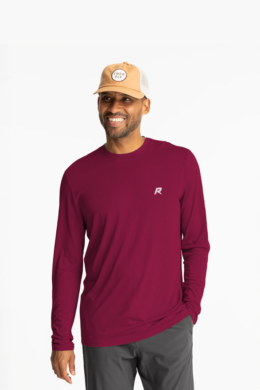 Bamboo Lightweight Long Sleeve UPF50+ Vino